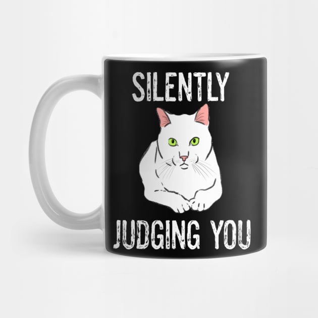 Funny Cat Silently Judging You Sarcastic by sockdogs